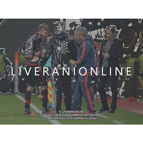 firo Fu§ball,Fussball, 20.10.2015 Champions League Achtelfinale Hinspiel 2014/2015 Bayer Leverkusen - AS Roma 4:4 Verletzung Christoph Kramer $worldrightsEs gelten unsere AGB, einsehbar auf www.firosportphoto.de copyright by firo sportphoto:/AGENZIA ALDO LIVERANI SAS - ITALY ONLY EDITORIAL USE ONLY