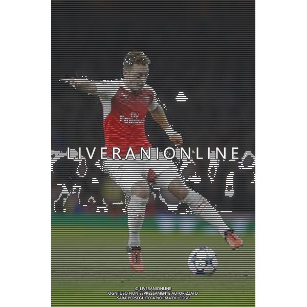 Arsenal\'s Mesut Ozil in action during todays match Photographer Craig Mercer/CameraSport Football - UEFA Champions League Group F - Arsenal v Bayern Munich - Tuesday 20th October 2015 - The Emirates Stadium - London - Â© CameraSport - 43 Linden Ave. Countesthorpe. Leicester. England. LE8 5PG - Tel: +44 (0) 116 277 4147 - admin@camerasport.com - www.camerasport.com/AGENZIA ALDO LIVERANI SAS - ITALY ONLY EDITORIAL USE ONLY
