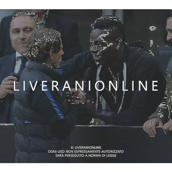 XXIV Trofeo Luigi Berlusconi Milano - 21.10.2015 Milan-Inter Nella Foto:balotelli mario saluta salsano fausto /Ph.Vitez-Ag. Aldo Liverani