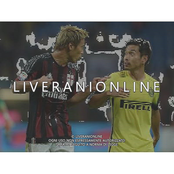 XXIV Trofeo Luigi Berlusconi Milano - 21.10.2015 Milan-Inter Nella Foto:nagatomo honda /Ph.Vitez-Ag. Aldo Liverani