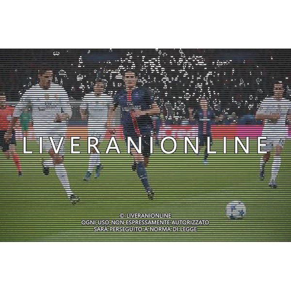 Raphael VARANE / Edinson CAVANI - 21.10.2015 - PSG / Real Madrid - 3eme journee Champions League Photo : Nolwenn Le Gouic / Icon Sport /AGENZIA ALDO LIVERANI SAS - italy only - editorial use only