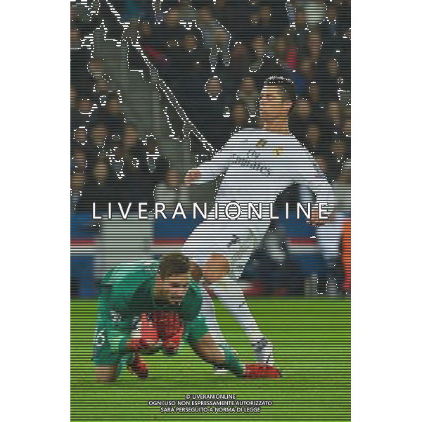 Kevin TRAPP / Cristiano RONALDO - 21.10.2015 - PSG / Real Madrid - Ligue des Champions Photo: Dave Winter / Icon Sport /AGENZIA ALDO LIVERANI SAS - italy only - editorial use only