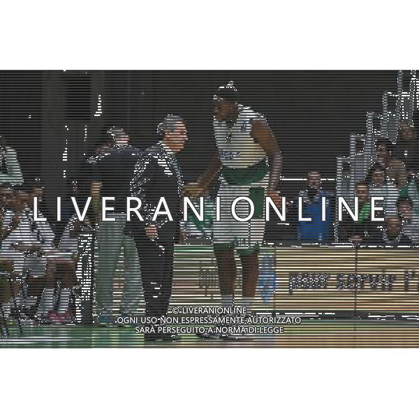 Pascal Donnadieu / Mouhammadou Jaiteh - 21.10.2015 - Nanterre / Ljubljana - Eurocup Photo : Anthony Dibon / Icon Sport/AGENZIA ALDO LIVERANI SAS - ITALY ONLY EDITORIAL USE ONLY