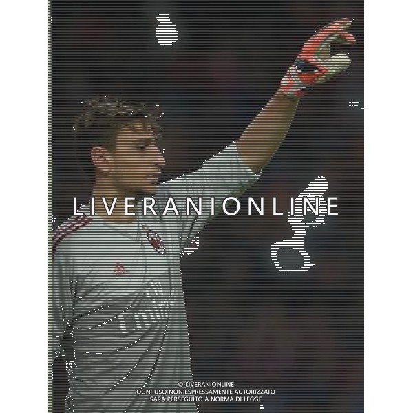 XXIV Trofeo Luigi Berlusconi Milano - 21.10.2015 Milan-Inter Nella Foto:Gianluigi Donnarumma /Ph.Vitez-Ag. Aldo Liverani