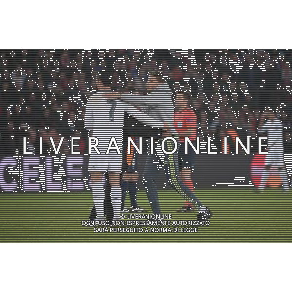 Cristiano RONALDO / streaker - 21.10.2015 - PSG / Real Madrid - 3eme journee Champions League Photo : Nolwenn Le Gouic / Icon Sport AG ALDO LIVERANI SAS ONLY ITALY