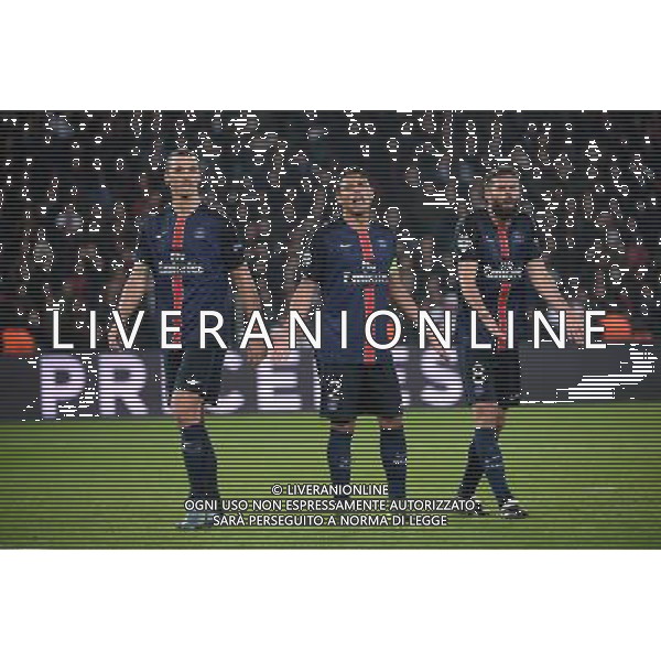deception Zlatan iBRAHIMOVIC / Thiago SILVA / Thiago MOTTA - 21.10.2015 - PSG / Real Madrid - 3eme journee Champions League Photo : Nolwenn Le Gouic / Icon Sport AG ALDO LIVERANI SAS ONLY ITALY