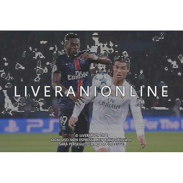 Cristiano RONALDO / Serge AURIER - 21.10.2015 - PSG / Real Madrid - 3eme journee Champions League Photo : Nolwenn Le Gouic / Icon Sport AG ALDO LIVERANI SAS ONLY ITALY