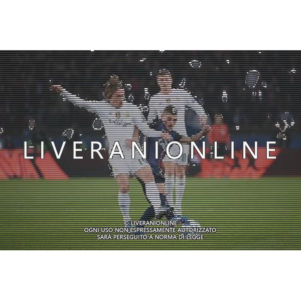 Luka MODRIC / Marco VERRATTI - 21.10.2015 - PSG / Real Madrid - 3eme journee Champions League Photo : Nolwenn Le Gouic / Icon Sport AG ALDO LIVERANI SAS ONLY ITALY