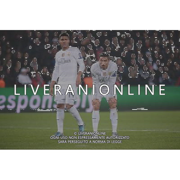 Cristiano RONALDO / CASEMIRO - 21.10.2015 - PSG / Real Madrid - 3eme journee Champions League Photo : Nolwenn Le Gouic / Icon Sport AG ALDO LIVERANI SAS ONLY ITALY