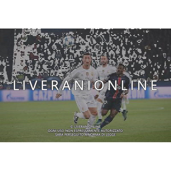 Cristiano RONALDO / Serge AURIER - 21.10.2015 - PSG / Real Madrid - 3eme journee Champions League Photo : Nolwenn Le Gouic / Icon Sport AG ALDO LIVERANI SAS ONLY ITALY