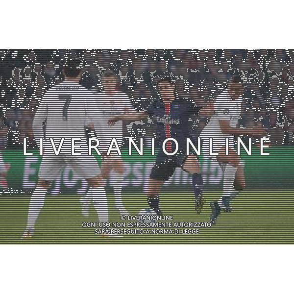 Edinson CAVANI / CASEMIRO - 21.10.2015 - PSG / Real Madrid - 3eme journee Champions League Photo : Nolwenn Le Gouic / Icon Sport AG ALDO LIVERANI SAS ONLY ITALY