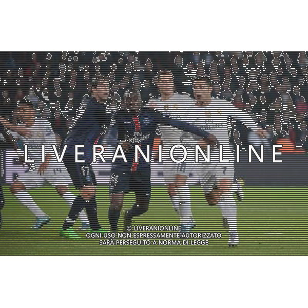 Cristiano RONALDO / MAXWELL / Blaise MATUIDI - 21.10.2015 - PSG / Real Madrid - 3eme journee Champions League Photo : Nolwenn Le Gouic / Icon Sport AG ALDO LIVERANI SAS ONLY ITALY