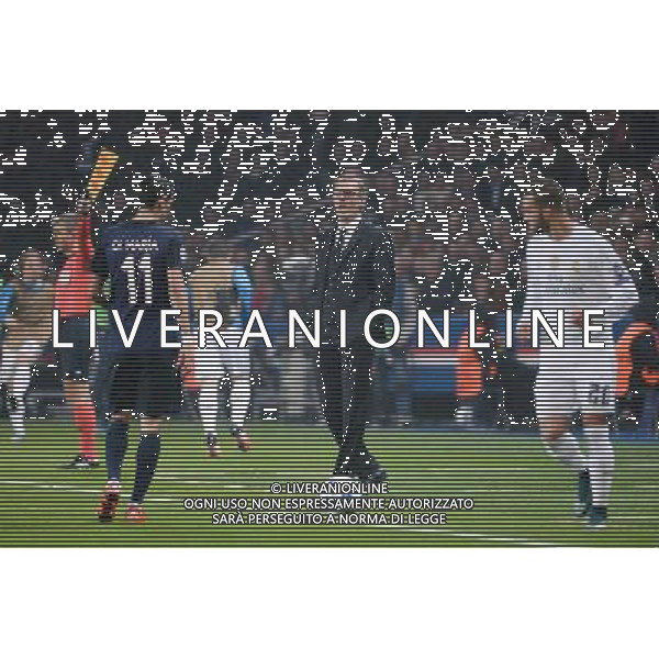 Laurent BLANC / Angel DI MARIA - 21.10.2015 - PSG / Real Madrid - 3eme journee Champions League Photo : Nolwenn Le Gouic / Icon Sport AG ALDO LIVERANI SAS ONLY ITALY