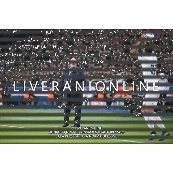 DANILO / Rafael BENITEZ - 21.10.2015 - PSG / Real Madrid - 3eme journee Champions League Photo : Nolwenn Le Gouic / Icon Sport AG ALDO LIVERANI SAS ONLY ITALY