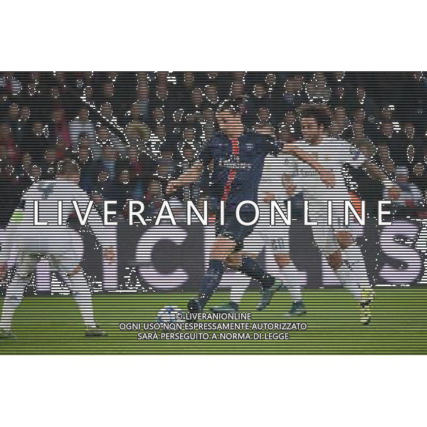 MARCELO / Zlatan IBRAHIMOVIC - 21.10.2015 - PSG / Real Madrid - 3eme journee Champions League Photo : Nolwenn Le Gouic / Icon Sport AG ALDO LIVERANI SAS ONLY ITALY