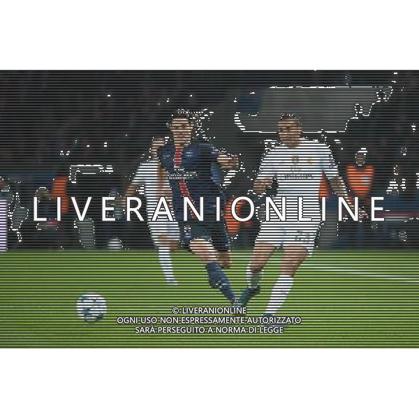 DANILO / Edinson CAVANI - 21.10.2015 - PSG / Real Madrid - 3eme journee Champions League Photo : Nolwenn Le Gouic / Icon Sport AG ALDO LIVERANI SAS ONLY ITALY