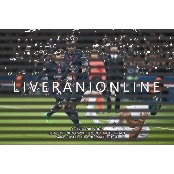 DANILO / Blaise MATUIDI - 21.10.2015 - PSG / Real Madrid - 3eme journee Champions League Photo : Nolwenn Le Gouic / Icon Sport AG ALDO LIVERANI SAS ONLY ITALY