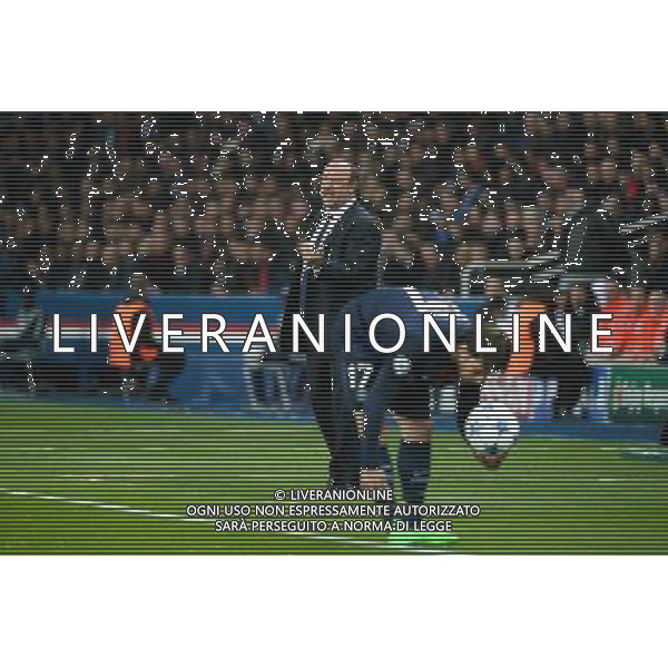 Rafael BENITEZ / MAXWELL - 21.10.2015 - PSG / Real Madrid - 3eme journee Champions League Photo : Nolwenn Le Gouic / Icon Sport AG ALDO LIVERANI SAS ONLY ITALY