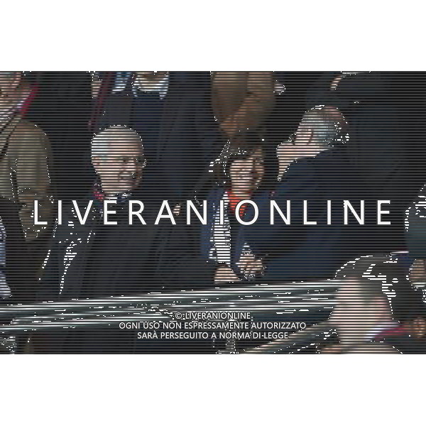 Claude BARTOLONE / Anne HIDALGO / Florentino PEREZ - 21.10.2015 - PSG / Real Madrid - 3eme journee Champions League Photo : Nolwenn Le Gouic / Icon Sport AG ALDO LIVERANI SAS ONLY ITALY
