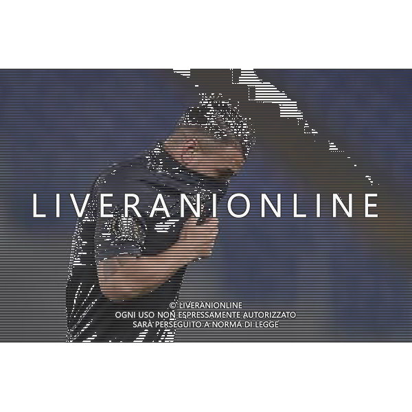 Roma - 22/10/2015 - Stadio Olimpico - UEFA Europa League 2015-2016 - Gruppo G - Lazio vs Rosenborg - nella foto: la delusione di Mauricio dopo l\'espulsione / Ph. Fabrizio Corradetti - Ag. Aldo Liverani sas /AGENZIA ALDO LIVERANI SAS