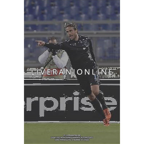 Roma - 22/10/2015 - Stadio Olimpico - UEFA Europa League 2015-2016 - Gruppo G - Lazio vs Rosenborg - nella foto: l\'esultanza dopo il gol di alessandro Matri / Ph. Fabrizio Corradetti - Ag. Aldo Liverani sas /AGENZIA ALDO LIVERANI SAS