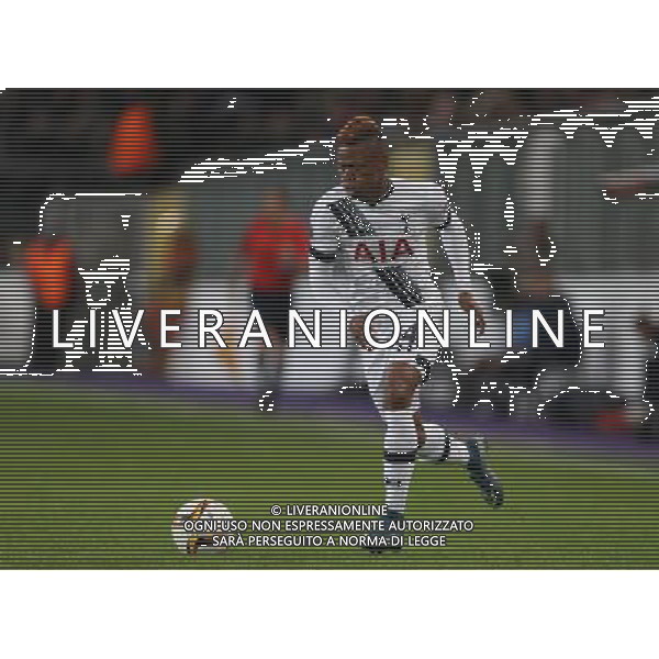 Tottenham Hotspur\'s Clinton N\'Jie Photographer Kieran Galvin/CameraSport Football - UEFA Europa League Group J - Anderlecht v Tottenham Hotspur - Thursday 22nd October 2015 - Constant Vanden Stock Stadium, Anderlecht, Brussels - Belgium © CameraSport - 43 Linden Ave. Countesthorpe. Leicester. England. LE8 5PG - Tel: +44 (0) 116 277 4147 - admin@camerasport.com - www.camerasport.com /AGENZIA ALDO LIVERANI SAS - ITALY ONLY EDITORIAL USE ONLY