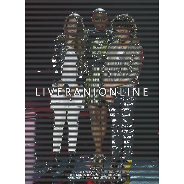 Prima puntata Live di X Factor Milano - 22.10.2015 Nella Foto:Skin con Margherita e Enrica /Ph.Vitez-Ag. Aldo Liverani
