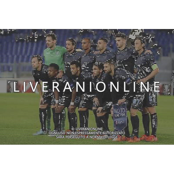 Roma - 22/10/2015 - Stadio Olimpico - UEFA Europa League 2015-2016 - Gruppo G - Lazio vs Rosenborg - nella foto: La formazione della Lazio / Ph. Fabrizio Corradetti - Ag. Aldo Liverani sas/AGENZIA ALDO LIVERANI SAS