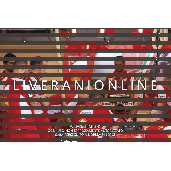 Ferrari mechanics in the pits. 22.10.2015. Formula 1 World Championship, Rd 16, United States Grand Prix, Austin, Texas, USA, Preparation Day. AG ALDO LIVERANI SAS ONLY ITALY