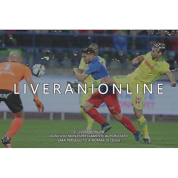 Andy DELORT / Lorik CANA - 23.10.2015 - Caen / Nantes - 11eme journee de Ligue1 Photo : Vincent Michel / Icon Sport *** Local Caption *** AG ALDO LIVERANI SAS ONLY ITALY *** Local Caption *** AG ALDO LIVERANI SAS ONLY ITALY