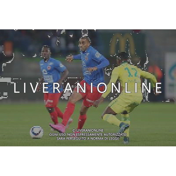 Ronny RODELIN / Birama TOURE - 23.10.2015 - Caen / Nantes - 11eme journee de Ligue1 Photo : Vincent Michel / Icon Sport *** Local Caption *** AG ALDO LIVERANI SAS ONLY ITALY *** Local Caption *** AG ALDO LIVERANI SAS ONLY ITALY