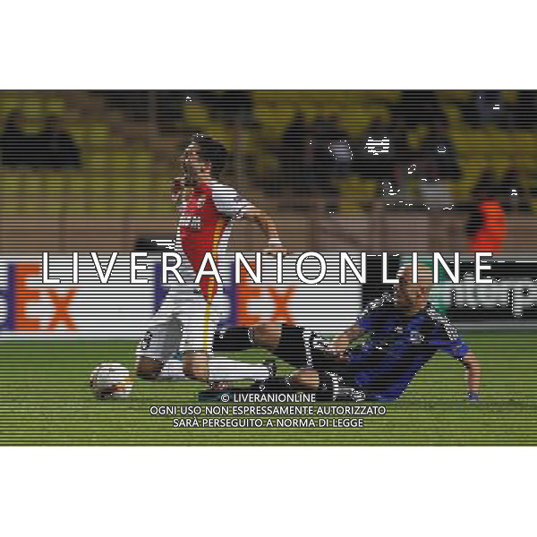 Joao MOUTINHO / Richard ALMEIDA - 22.10.2015 - Monaco / Qarabag - Europa League Photo : Jean Christophe Magnenet / Icon Sport AG ALDO LIVERANI SAS ONLY ITALY