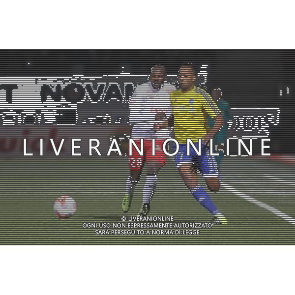 Julien CETOUT / Loic DAMOUR - 23.10.2015 - Nancy / Bourg en Bresse - 12eme journee de Ligue2 Photo : Fred Marvaux / Icon Sport *** Local Caption *** AG ALDO LIVERANI SAS ONLY ITALY *** Local Caption *** AG ALDO LIVERANI SAS ONLY ITALY