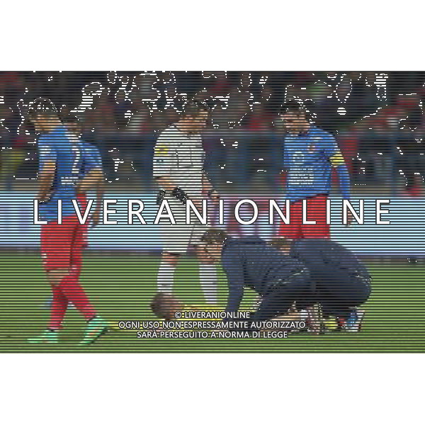 BLESSURE Valentin RONGIER - 23.10.2015 - Caen / Nantes - 11eme journee de Ligue1 Photo : Vincent Michel / Icon Sport AG ALDO LIVERANI SAS ONLY ITALY *** Local Caption ***