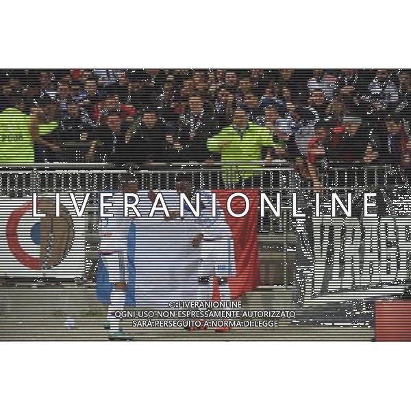 Joie Claudio BEAUVUE / Maxwell CORNET - 23.10.2015 - Lyon / Toulouse - 11eme journee de Ligue1 Photo : Jean Paul Thomas / Icon Sport AG ALDO LIVERANI SAS ONLY ITALY