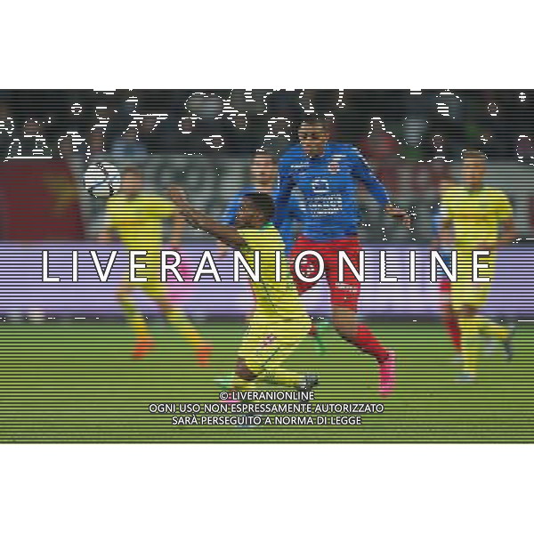 Ronny RODELIN / Wilfried MOIMBE - 23.10.2015 - Caen / Nantes - 11eme journee de Ligue1 Photo : Vincent Michel / Icon Sport AG ALDO LIVERANI SAS ONLY ITALY