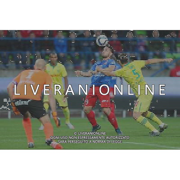 Andy DELORT / Lorik CANA - 23.10.2015 - Caen / Nantes - 11eme journee de Ligue1 Photo : Vincent Michel / Icon Sport AG ALDO LIVERANI SAS ONLY ITALY