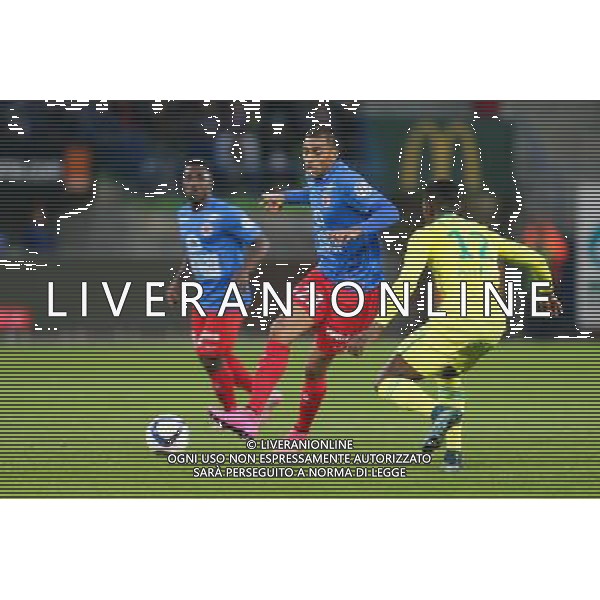 Ronny RODELIN / Birama TOURE - 23.10.2015 - Caen / Nantes - 11eme journee de Ligue1 Photo : Vincent Michel / Icon Sport AG ALDO LIVERANI SAS ONLY ITALY