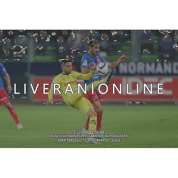 Adrien THOMASSON / Nicolas SEUBE - 23.10.2015 - Caen / Nantes - 11eme journee de Ligue1 Photo : Vincent Michel / Icon Sport AG ALDO LIVERANI SAS ONLY ITALY