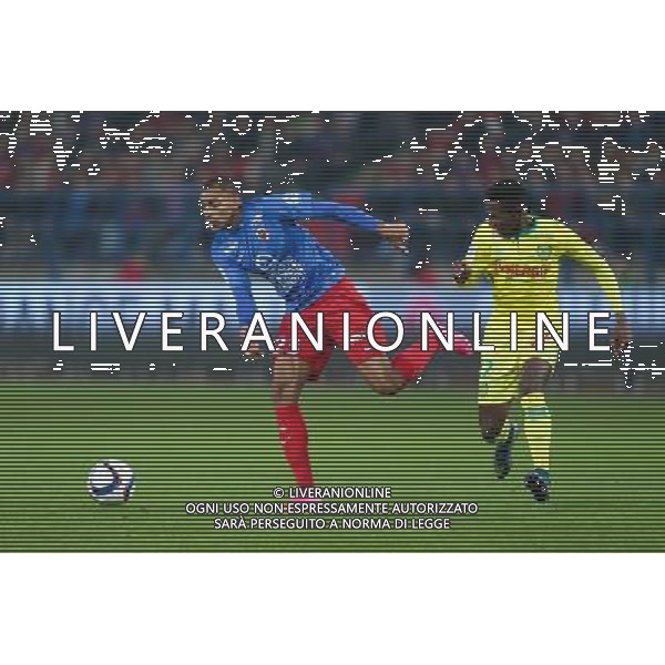 Ronny RODELIN / Birama TOURE - 23.10.2015 - Caen / Nantes - 11eme journee de Ligue1 Photo : Vincent Michel / Icon Sport AG ALDO LIVERANI SAS ONLY ITALY