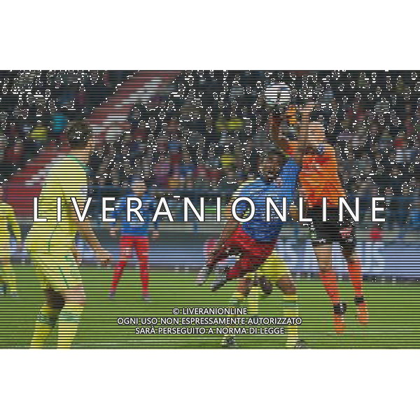 Jeff LOUIS / Remy RIOU - 23.10.2015 - Caen / Nantes - 11eme journee de Ligue1 Photo : Vincent Michel / Icon Sport AG ALDO LIVERANI SAS ONLY ITALY