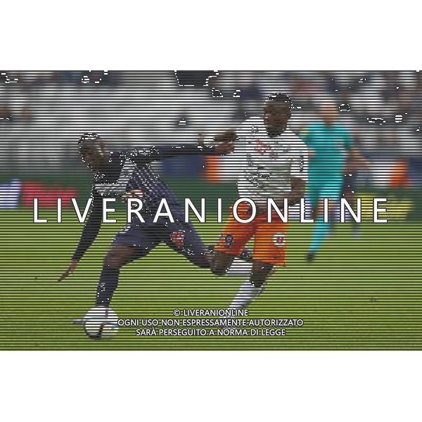 Casimir Ninga / Henri Saivet - 18.10.2015 - Bordeaux / Montpellier - 10eme journee de Ligue1 Photo : Manuel Blondeau / Icon Sport *** Local Caption *** AG ALDO LIVERANI SAS ONLY ITALY *** Local Caption *** AG ALDO LIVERANI SAS ONLY ITALY