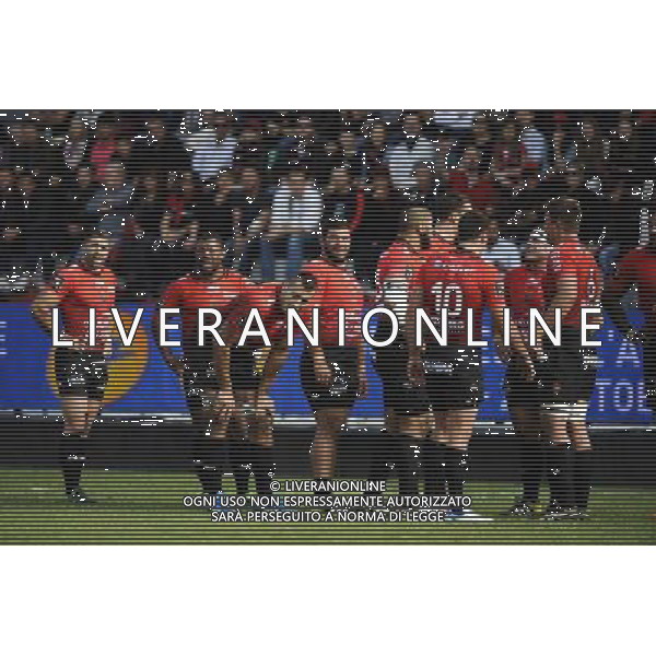 Equipe Toulon - 24.10.2015 - Toulon / Oyonnax - 6eme journee de Top 14 Photo : Agence Nice Presse / Icon Sport AG ALDO LIVERANI SAS ONLY ITALY