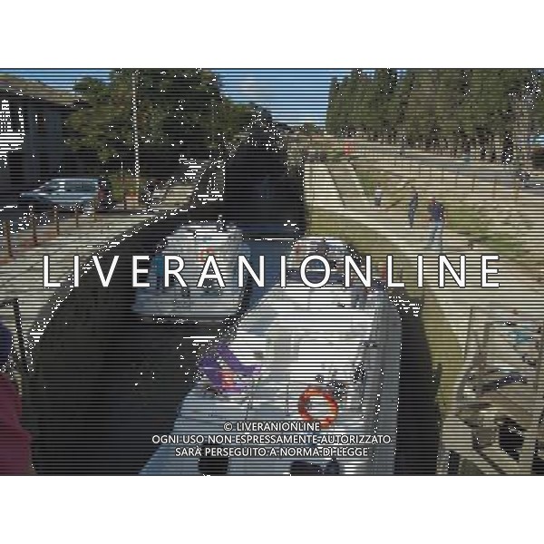 BEZIERS FRANCIA 07-10 -2015 CANALE DEL MIDI NELLA FOTO CANAL DEL MIDI-Le sette chiuse interconnesse di FonsŽranes, vicino BŽziers AG ALDO LIVERANI SAS 