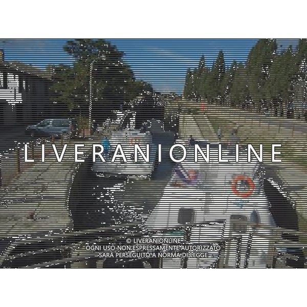 BEZIERS FRANCIA 07-10 -2015 CANALE DEL MIDI NELLA FOTO CANAL DEL MIDI-Le sette chiuse interconnesse di FonsŽranes, vicino BŽziers AG ALDO LIVERANI SAS 