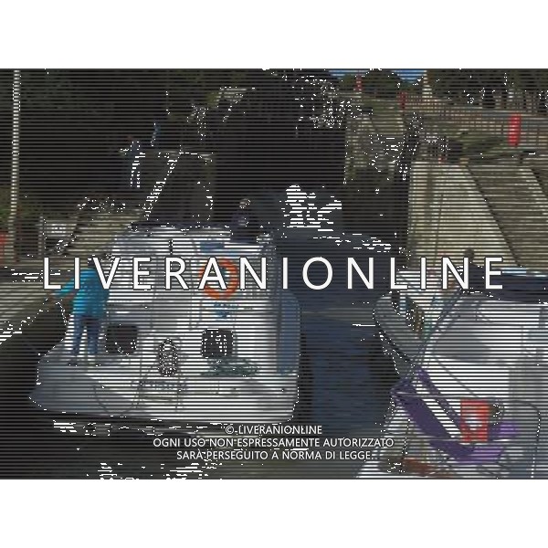 BEZIERS FRANCIA 07-10 -2015 CANALE DEL MIDI NELLA FOTO CANAL DEL MIDI-Le sette chiuse interconnesse di FonsŽranes, vicino BŽziers AG ALDO LIVERANI SAS 