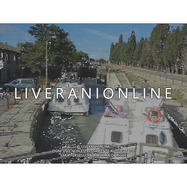 BEZIERS FRANCIA 07-10 -2015 CANALE DEL MIDI NELLA FOTO CANAL DEL MIDI-Le sette chiuse interconnesse di FonsŽranes, vicino BŽziers AG ALDO LIVERANI SAS 