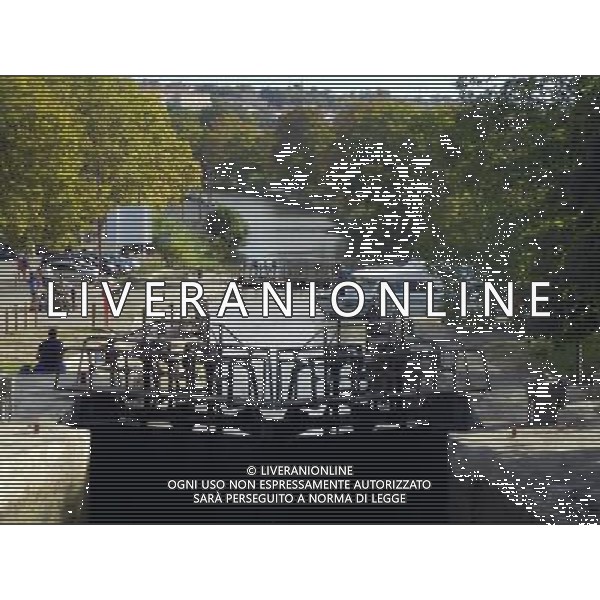 BEZIERS FRANCIA 07-10 -2015 CANALE DEL MIDI NELLA FOTO CANAL DEL MIDI-Le sette chiuse interconnesse di FonsŽranes, vicino BŽziers AG ALDO LIVERANI SAS 