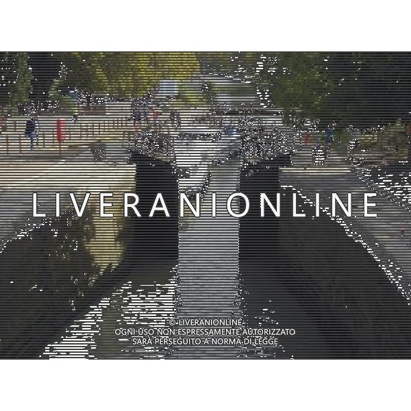 BEZIERS FRANCIA 07-10 -2015 CANALE DEL MIDI NELLA FOTO CANAL DEL MIDI-Le sette chiuse interconnesse di FonsŽranes, vicino BŽziers AG ALDO LIVERANI SAS 