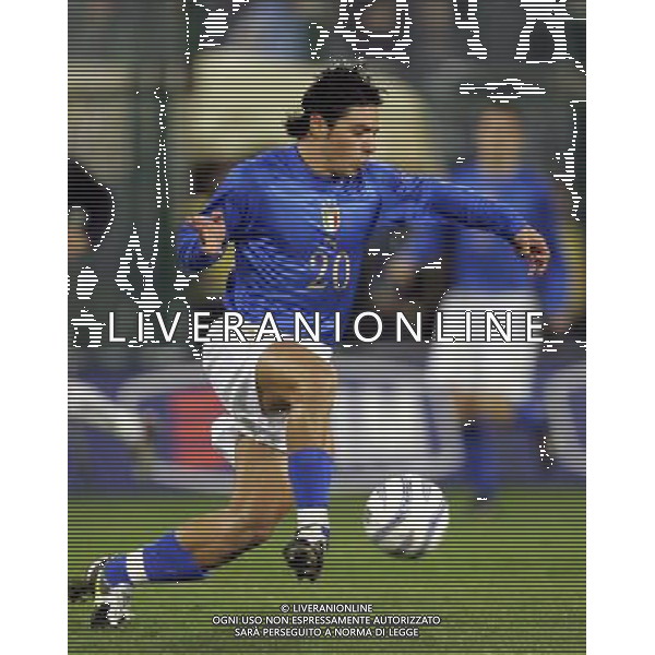 Cagliari 09/02/2005 Italia - Russia Nazionale Amichevole nella foto Mauro Esposito ph agenzia aldo liverani
